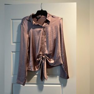 Beautiful Express Satin Tie Portofino Top
